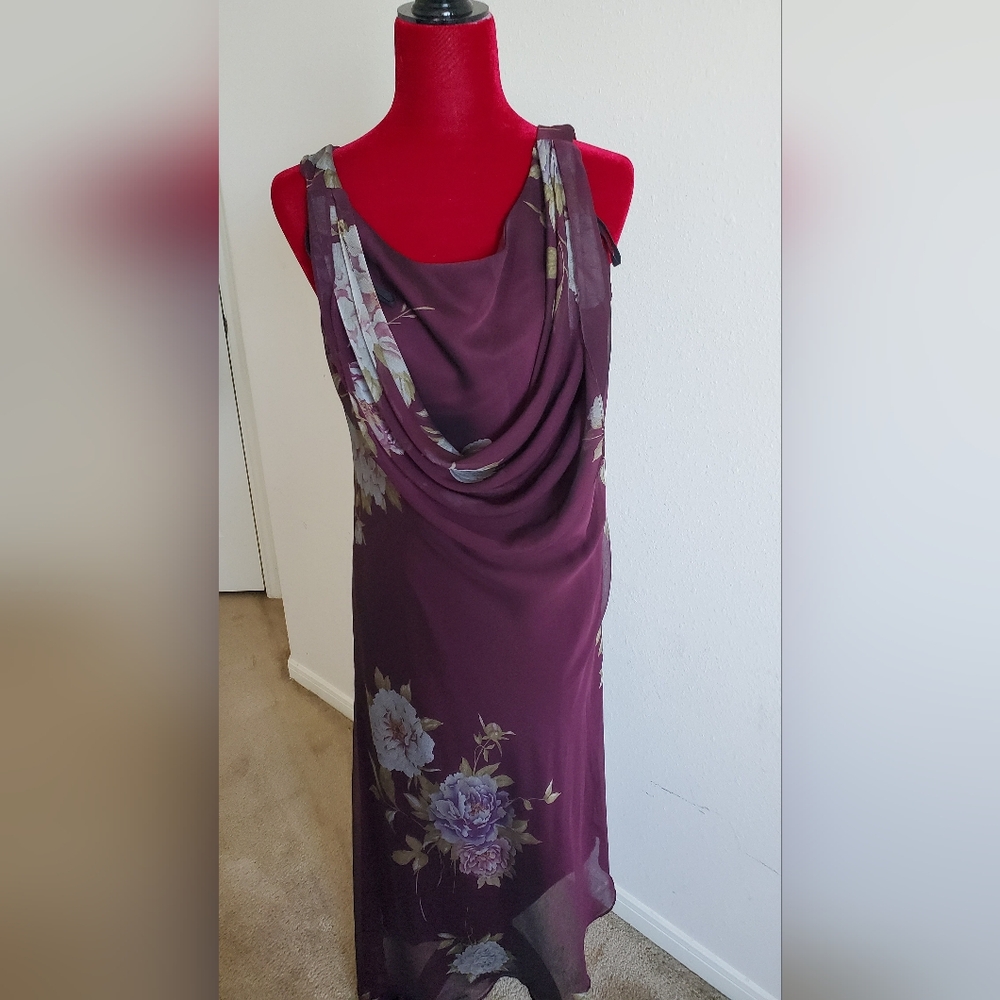 Jessica Howard Rich Plum Dress